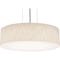 Afx Anton 12" LED Pendant - Satin Nickel Finish - Jute Shade ANP1214LAJUDSN-JT - alternate 1